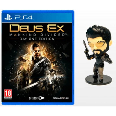 Deus Ex Mankind Divided - Day 1 Edition с фигуркой Adam Jensen [PS4, русская версия]